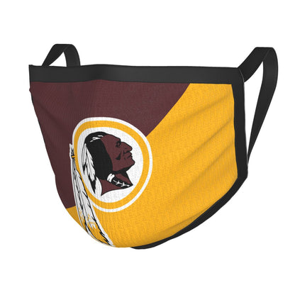 Custom Football Personalized Washington Redskins Dust Face Mask With Filters PM 2.5