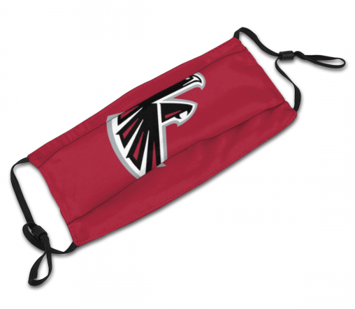 Print Football Personalized Atlanta Falcons Adult Dust Mask With PM 2.5 Filters