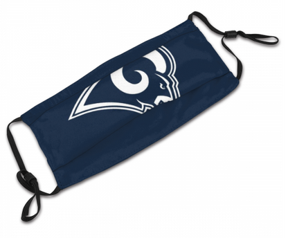 Print Football Personalized Los Angeles Rams Adult Dust Mask With Filters
