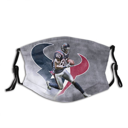 Print Football Personalized Houston Texans 7 Dust Face Mask With Filters PM 2.5