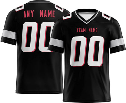 Custom Football Jersey Personalized Stitched Football Shirt for Men Women & Youth S-7XL