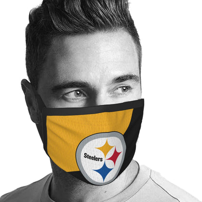 Custom Football Personalized Pittsburgh Steelers Dust Face Mask With Filters PM 2.5