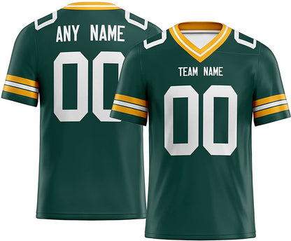 Custom Football Jersey Personalized Stitched Football Shirt for Men Women & Youth S-7XL