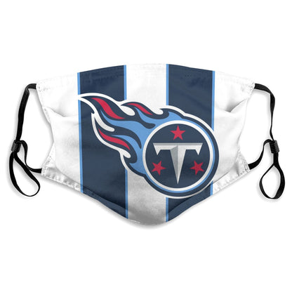 Custom Football Personalized T.Titan 01- White Dust Face Mask With Filters PM 2.5