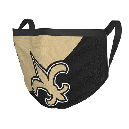 Custom Football Personalized New Orleans Saints Dust Face Mask With Filters PM 2.5