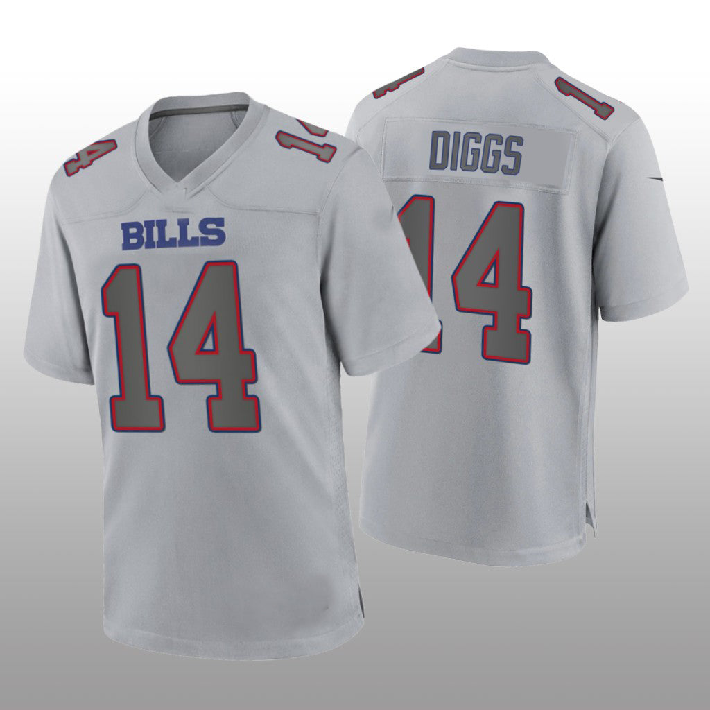 B.Bills #14 Stefon Diggs Gray Atmosphere Game Jersey Football Stitched American Jerseys