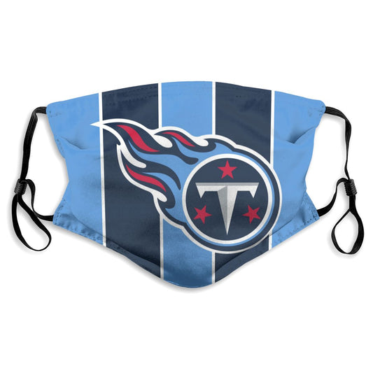 Custom Football Personalized T.Titan 01- Blue Dust Face Mask With Filters PM 2.5