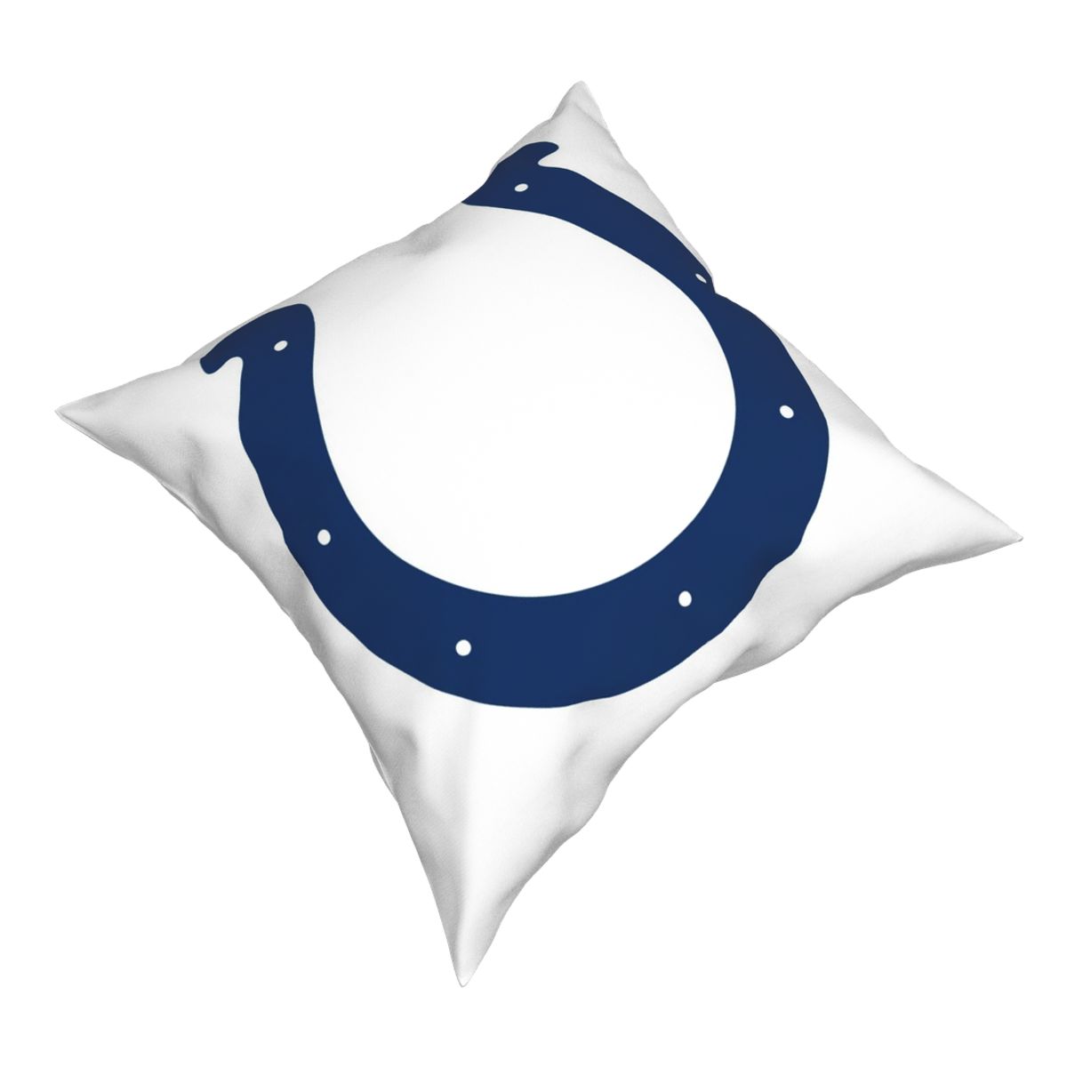 Custom Decorative Football Pillow Case Indianapolis Colts White Pillowcase Personalized Throw Pillow Covers