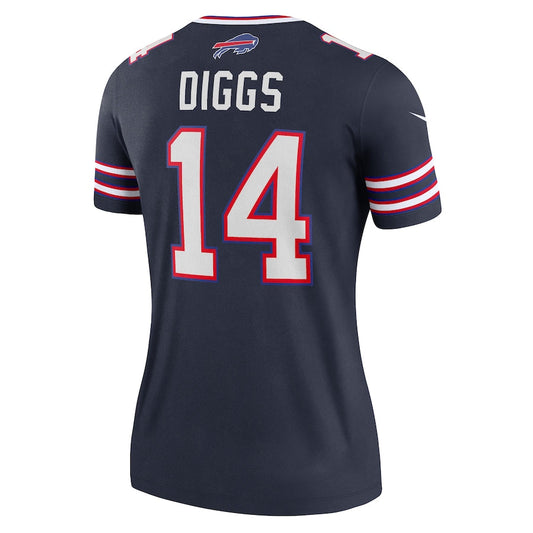 B.Bills #14 Stefon Diggs Navy Inverted Legend Jersey American Stitched Football Jerseys