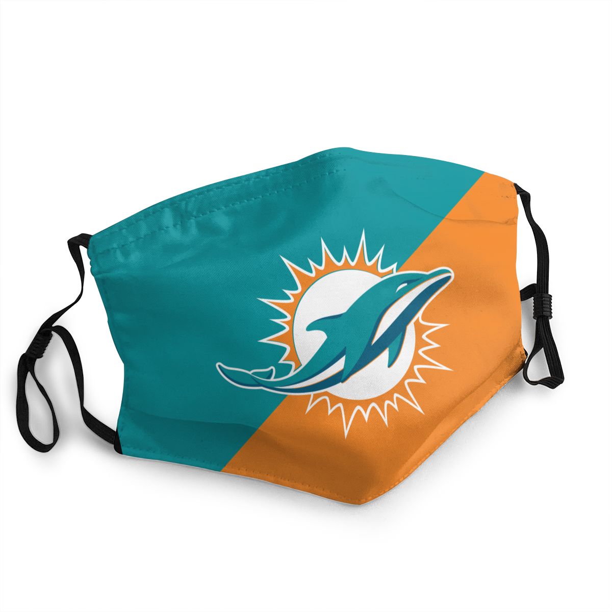 Custom Football Personalized Miami Dolphins Dust Face Mask With Filters PM 2.5