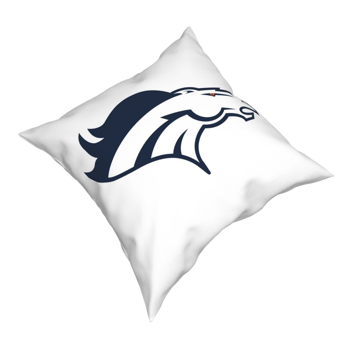 Custom Decorative Football Pillow Case Denver Broncos White Pillowcase Personalized Throw Pillow Covers