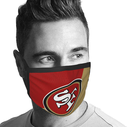 Custom Football Personalized San Francisco 49ers Dust Face Mask With Filters PM 2.5