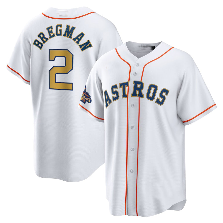 Houston Astros #27 Jose Altuve White/Orange/Gray/Navy American Baseball  Stitched Jersey - China Houston Astros Jersey and Jose Altuve Jersey price