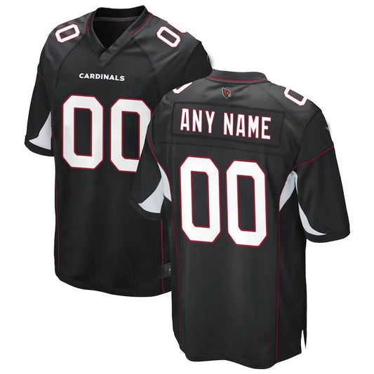 Arizona Cardinals Black Custom Game Jersey Stitched Football Jerseys