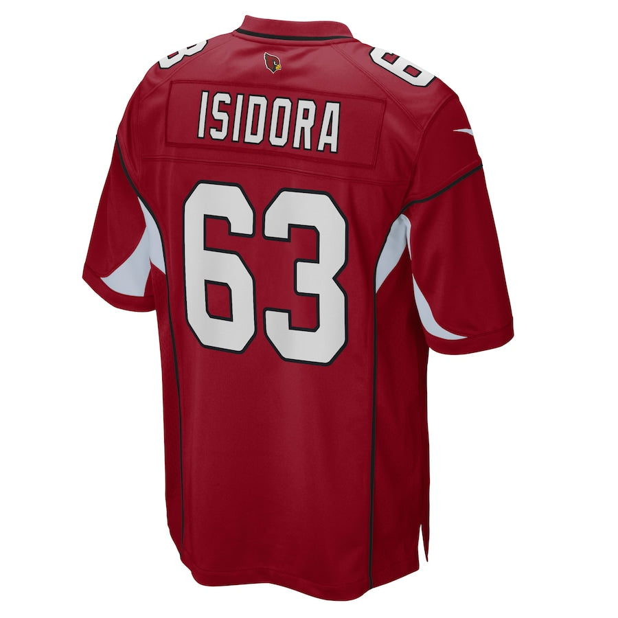 A.Cardinals #63 Danny Isidora Cardinal Game Player Jersey Stitched American Football Jerseys