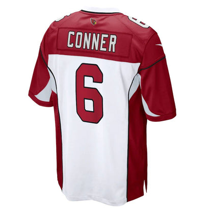 A.Cardinal #6 James Conner  White Game Player Jersey Stitched American Football Jerseys