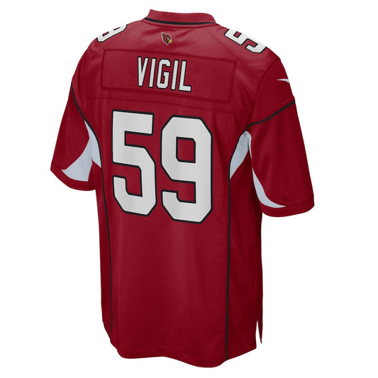 A.Cardinal #59 Nick Vigil Cardinal Game Player Jersey Stitched American Football Jerseys