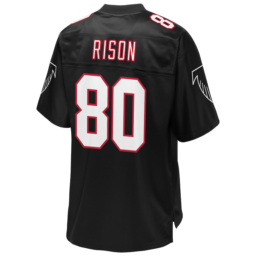 A.Falcons #80 Andre Rison Pro Line Black Retired Player Jersey Stitched American Football Jerseys