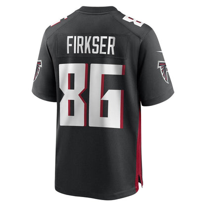 A.Falcons #86 Anthony Firkser Black Game Player Jersey Stitched American Football Jerseys