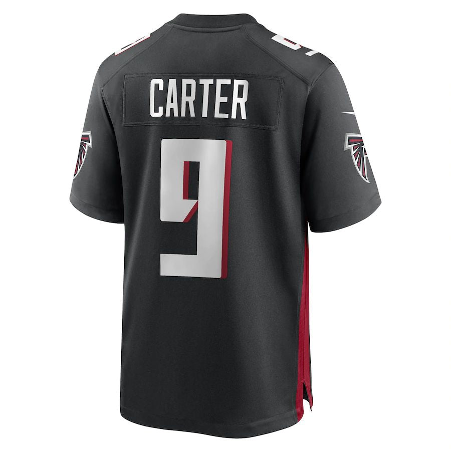 A.Falcons #9 Lorenzo Carter Black Game Player Jersey Stitched American Football Jerseys