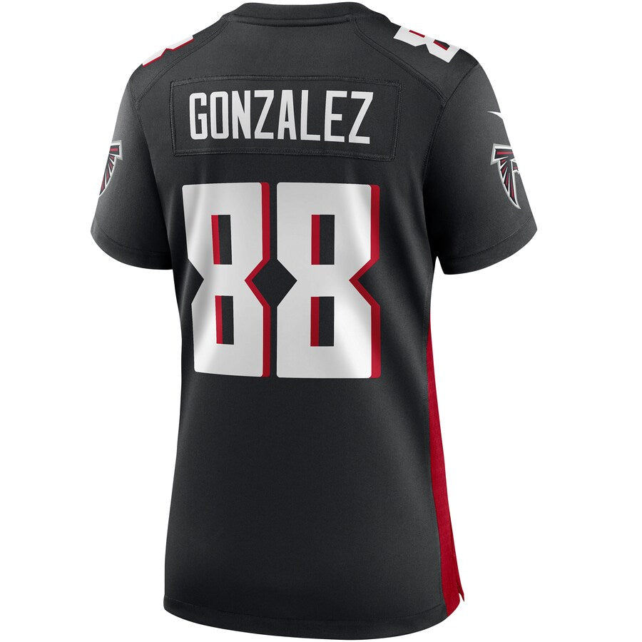 A.Falcons #88 Tony Gonzalez Black Game Retired Player Jersey Stitched American Football Jerseys