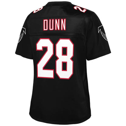 A.Falcons #28 Warrick Dunn Pro Line Black Retired Player Jersey Stitched American Football Jerseys