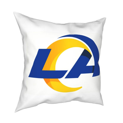 Custom Decorative Football Pillow Case 2020 New Los Angeles Rams White Pillowcase Personalized Throw Pillow Covers