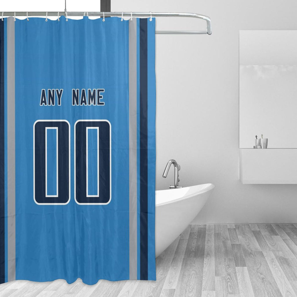 Football Team Flag Detroit Lions Shower Curtain