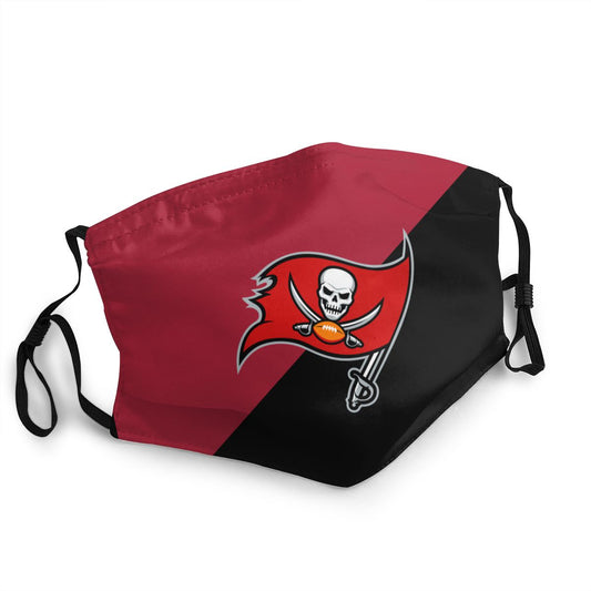 Custom Football Personalized Tampa Bay Buccaneers Dust Face Mask With Filters PM 2.5