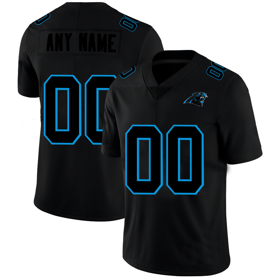 Custom Football Jerseys Carolina Panthers Black American Stitched Name And Number Size S to 6XL Christmas Birthday Gift