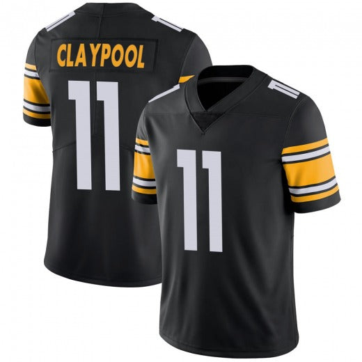 Personalized Football Jersey For Men Chase Claypool Black Of Pittsburgh Steelers Jerseys #11