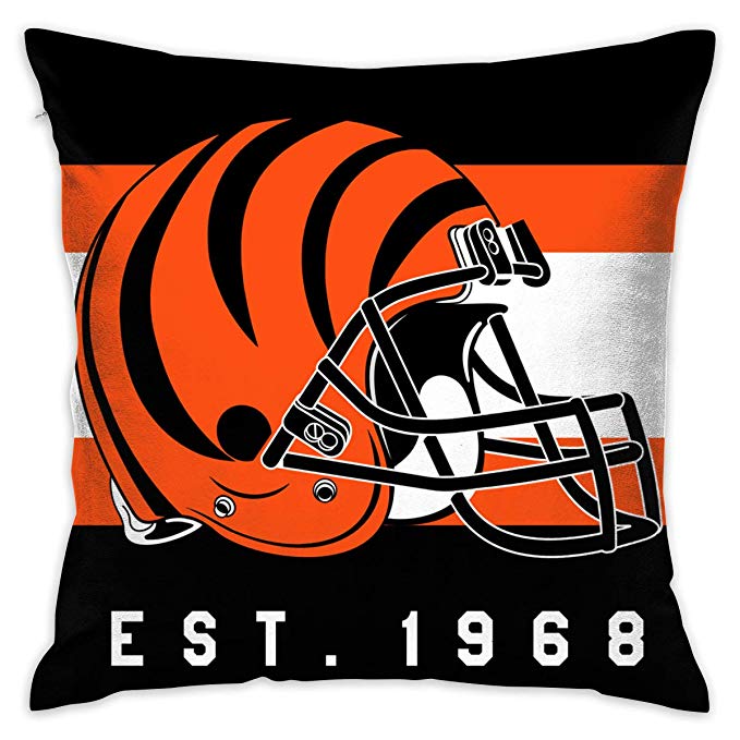 Print Personalized Pillowcase Design Football pillows Cincinnati Bengals Decorative Throw Pillow Covers