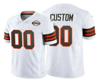 Custom C.Browns ACTIVE PLAYER Custom 1946 Vapor Stitched American Football Jerseys