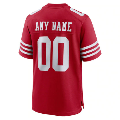 Custom New San Francisco 49ers Red Stitched American Football Jerseys 2022