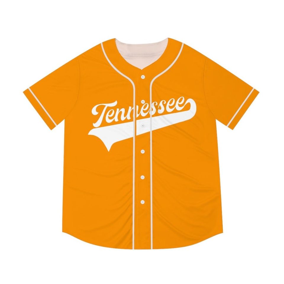 Custom Baseball TENNESSEE Jerseys Yellow Stitched Name and Number