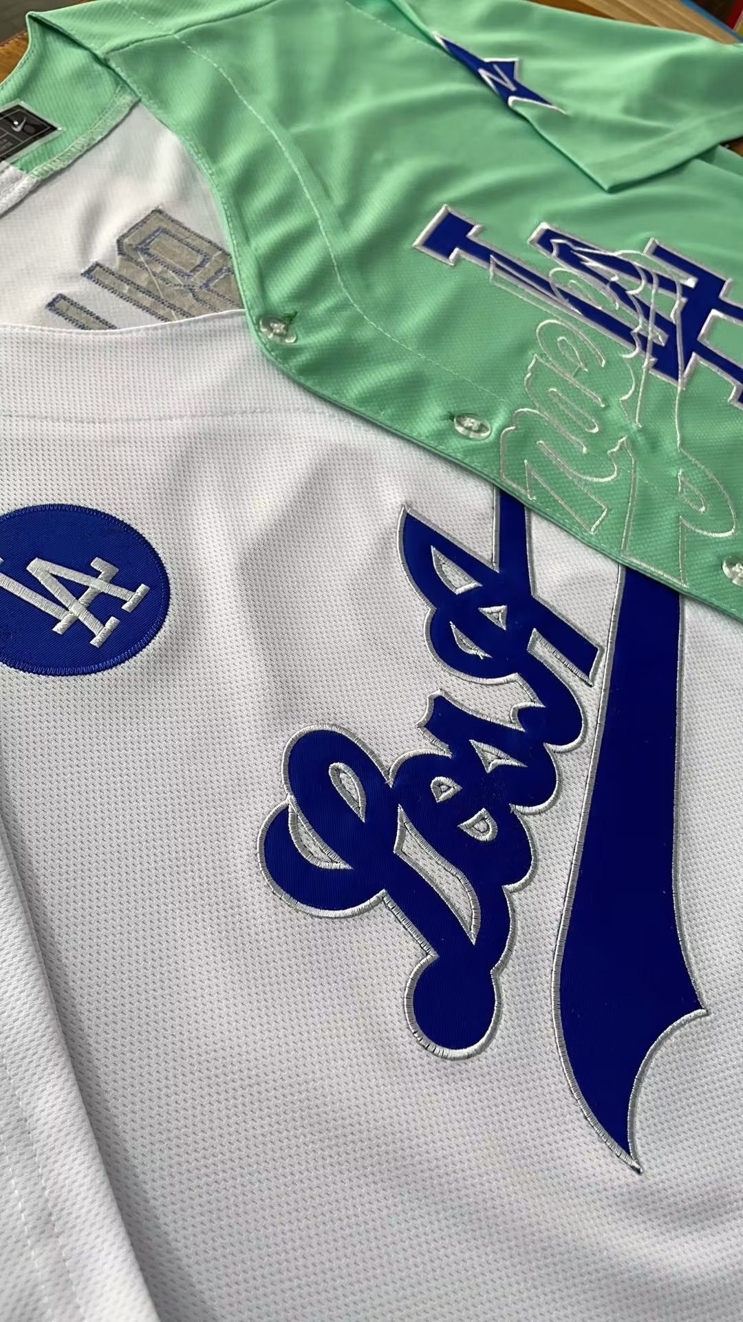 Custom Los Angeles Dodgers Jersey 2022 All Star Game Gray