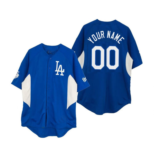 Custom Los Angeles Dodgers jerseys Blue Stitched Personalized Baseball Jerseys