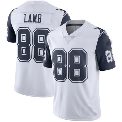 D.Cowboys #88 CeeDee Lamb White 2nd Alternate Vapor Limited Jersey Stitched American Football Jerseys