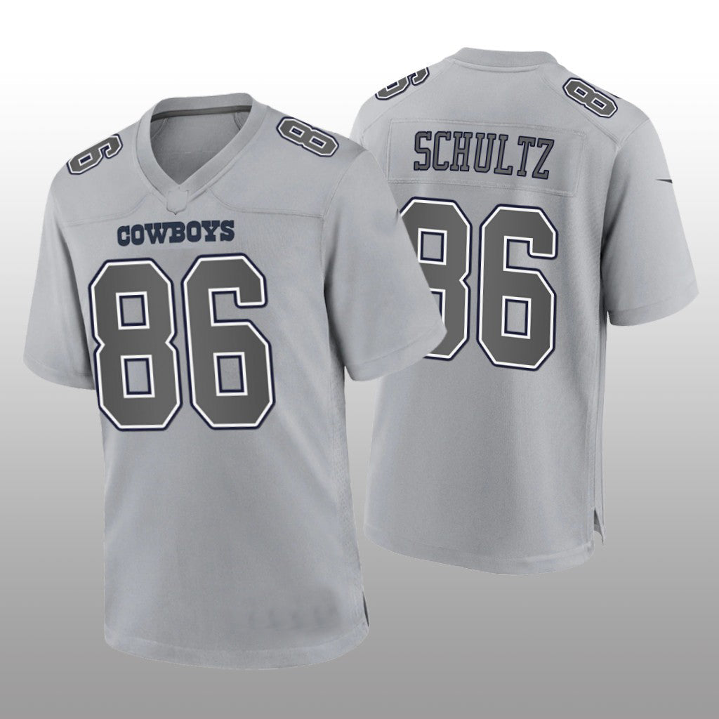 D.Cowboys #86 Dalton Schultz Gray Atmosphere Game Jersey Fashion Jersey American Jerseys