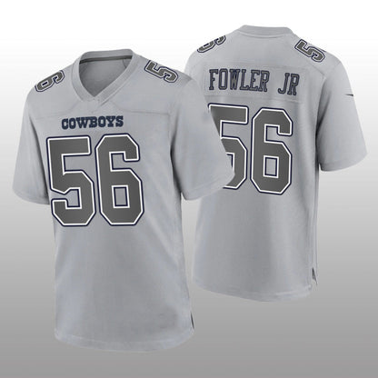 D.Cowboys #56 Dante Fowler Jr. Gray Atmosphere Game Jersey Fashion Jersey American Jerseys