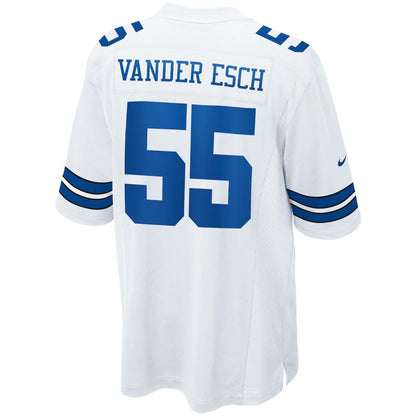 D.Cowboys #55 Leighton Vander Esch White Color Rush Vapor Limited Jersey Stitched American Football Jerseys