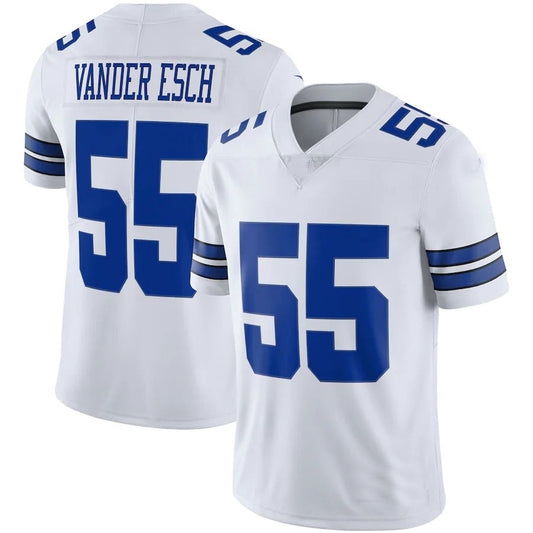 D.Cowboys #55 Leighton Vander Esch White Vapor Limited Player Jersey Stitched American Football Jerseys