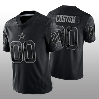 Customized White Team Color Stitched Jersey, Men's Dallas Cowboys NFL  Limited Jersey