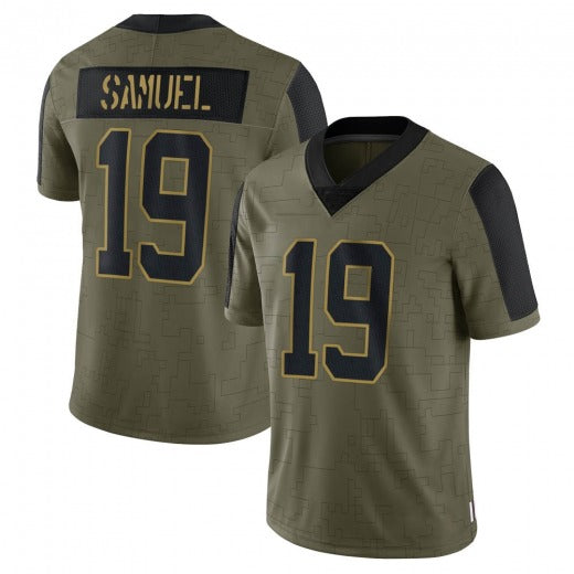 Men's # 19 Deebo Samuel SF.49ers Limited Stitched Jerseys