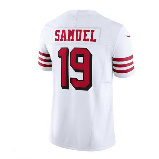 SF. 49ers #19 Deebo Samuel Alternate Vapor F.U.S.E. Limited Jersey - WhiteStitched American Football Jersey