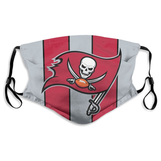 Custom Football Personalized TB.Buccaneer 01- Grey Dust Face Mask With Filters PM 2.5