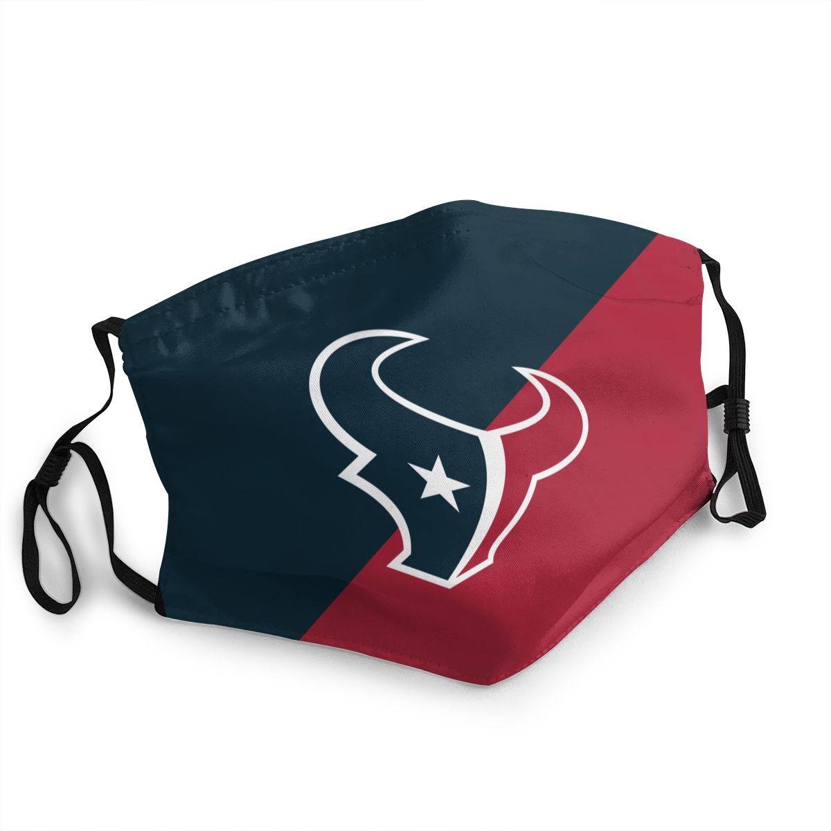 Custom Football Personalized Houston Texans Dust Face Mask With Filters PM 2.5