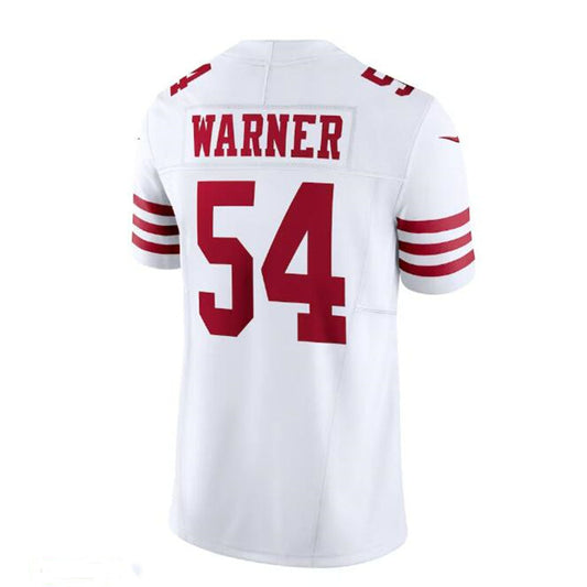 SF. 49ers #54 Fred Warner Vapor F.U.S.E. Limited Jersey - White Stitched American Football Jersey