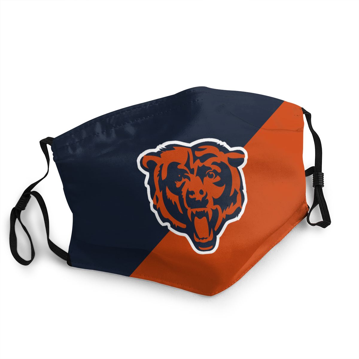 Custom Football Personalized Chicago Bears Dust Face Mask With Filters PM 2.5
