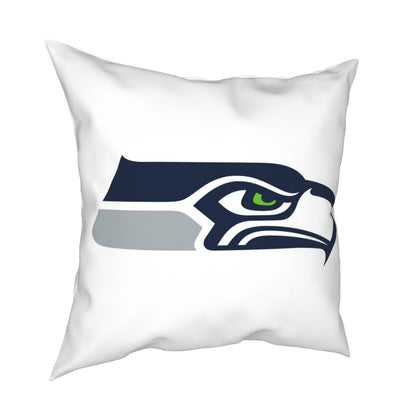 Custom Decorative Football Pillow Case Seattle Seahawks White Pillowcase Personalized Throw Pillow Covers